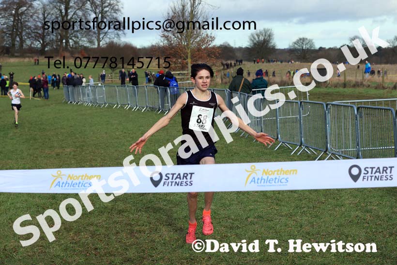 Mens Under-17s 2024 Northern Cross Country Champs., Sedgefield. Photo: David T. Hewitson/Sports for All Pics